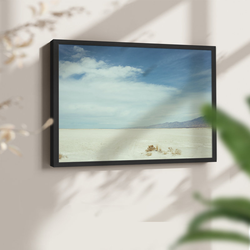 «Salt Flat Walk I», reproduction encadrée, Noir, noir, noir, noir, H 22 po x l 28 po