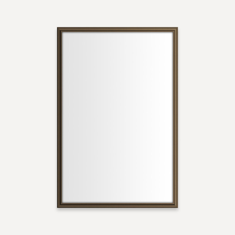 Main Line Cabinet, Brushed Bronze, Rosemont, 30.06" H x 19.38" W x 5.31" D