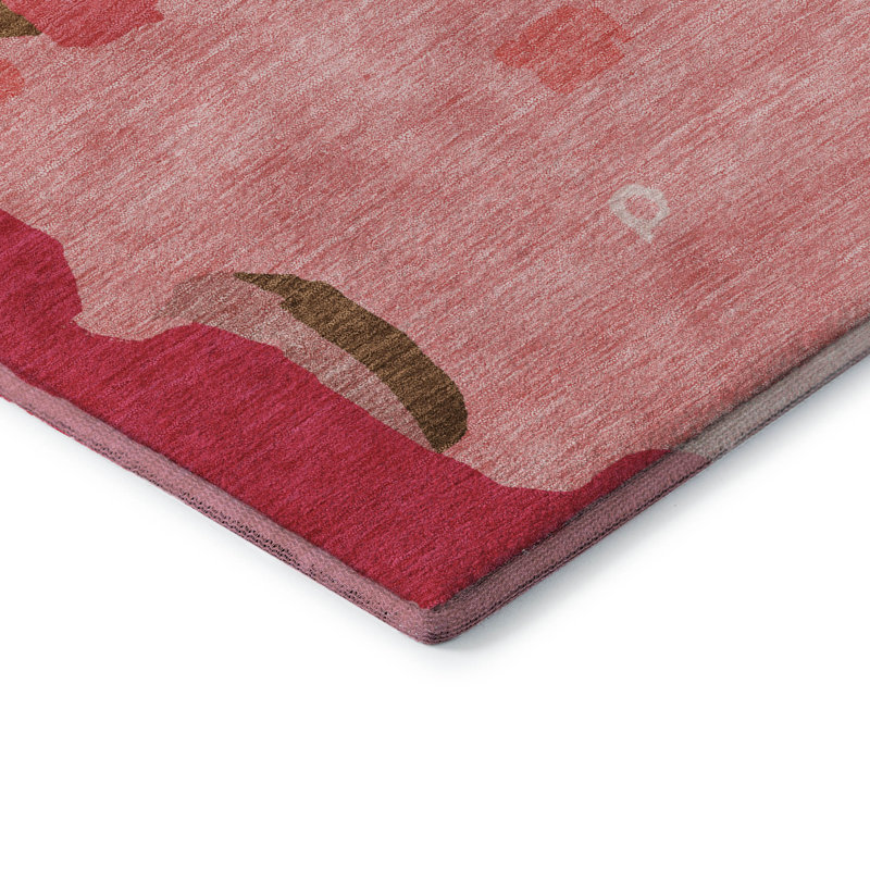 Premium Machine Washable Birchview AMF1028 Abstract Rug, Rectangle 9' x 12'