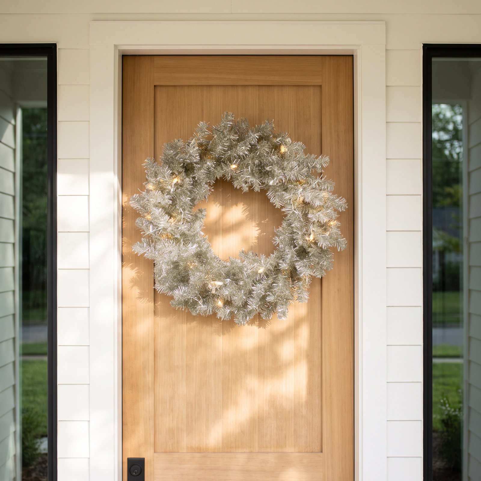 24" Pre-Lit Wreath