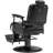 Barberpub 27" Wide Vegan Leather Heavy Duty Metal Vintage Barber Chair-940341269