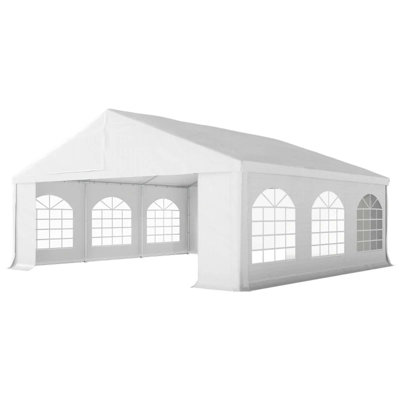 Heavy-Duty Large Party Tent With UV-Resistant PE Roof For Outdoor Events And Car Shelter