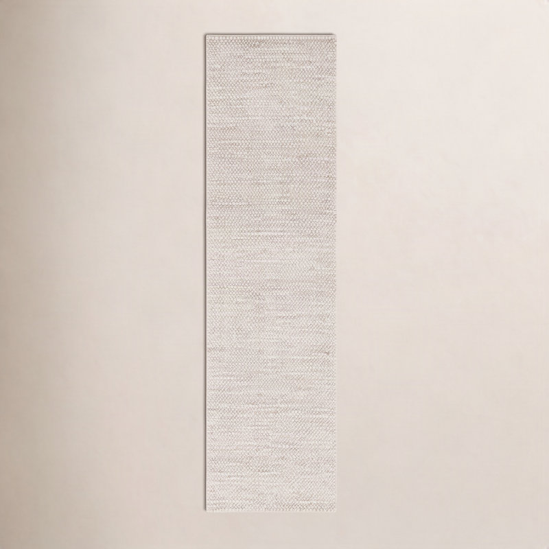 Tapis naturel gris / ivoire Danie, Tapis de couloir 2 pi 3 po x 7 pi