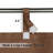Dencho Solid  Detachable Sticky Tab Top Outdoor Curtain Single Panel-373886912-373886918