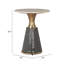 Modern Side Table Round Accent Table Small End Table Minimalist Living Room Bedside Table Decor