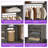 72"-108"Closet System With Drawers-574054471