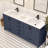Maya 72'' Double Bathroom Vanity with White Quartz Top-101808776-101808780