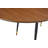 7-Piece Mid-Century Modern Extendable Round-to-Oval Dining Set with Upholstered Chairs-650071644