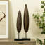 Armin Handmade Polyresin Black & Brown Oval Shaped Figurines & Sculptures for Living Room Decoration-173863622
