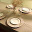 Assiette de service en bois | Plat de service blanc en bois fait à la main 13 po | Napperon en bois | Vaisselle Artisan-6337733-26643558