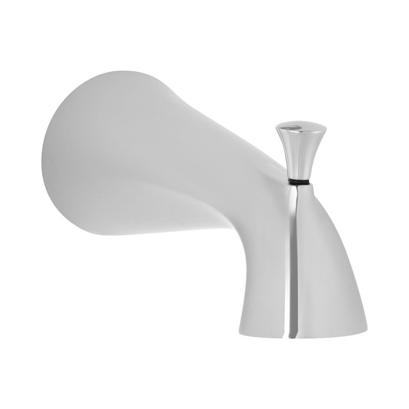 Garniture de bec de baignoire murale Patience, Chrome poli