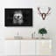 Wolf Portrait - Wrapped Canvas-56643957