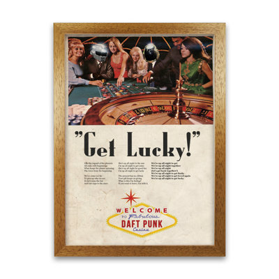 Get Lucky Daft Punk by David Redon - Print