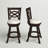 Catt Swivel Upholstered Counter Stool with Solid Wood Frame-1995025298
