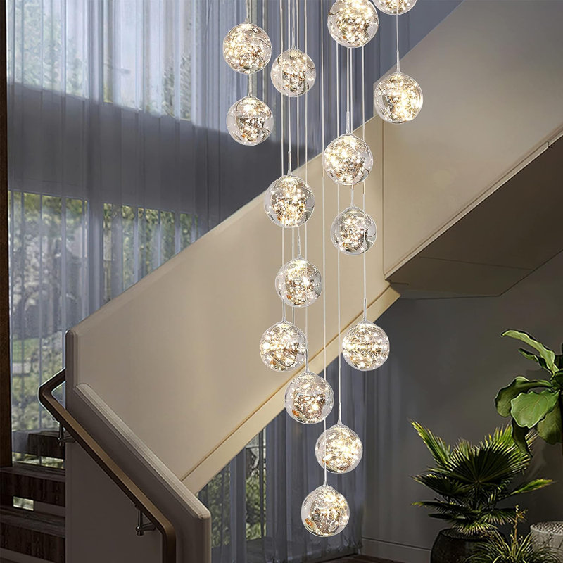 Frica 15 - Light Cluster Pendant, Gray