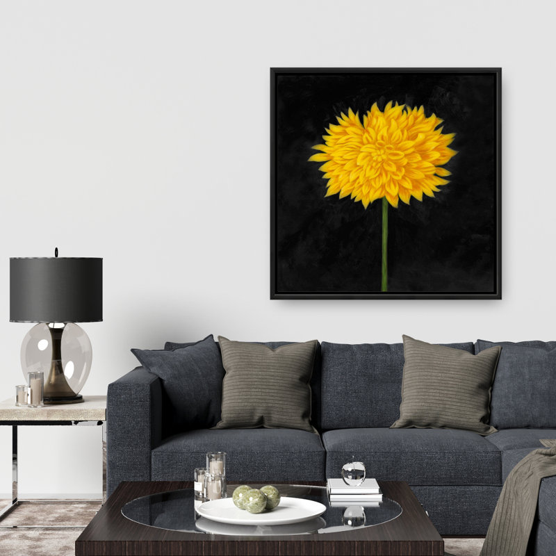 «Yellow Chrysanthemum» sur toile