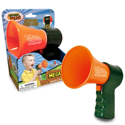 Nature Bound: Speaker Megaphone - 7.5" Voice Amplifier, Easy To Use, Lightweight & Durable, Outdoor & Adventure Sound Toy, Kids 3+