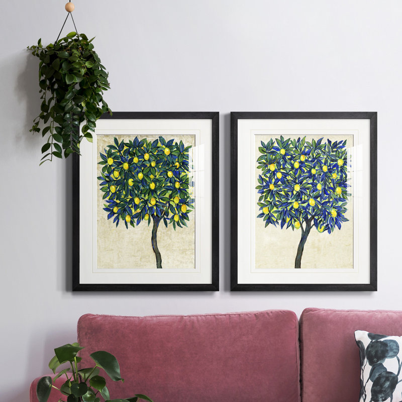 " Lemon Tree Composition I " 2 - Pieces