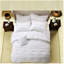 Elegant White Microfiber Bedding Sets, Cal King, Shabby Chic Style