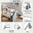 House-shaped Bunk Bed With Storage Staircase, Display Shelves And Slide-2084996174