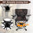 2PCS 360° Swivel Hunting Chair with Mesh Cup Holder & Storage Pockets Cozy Backrest Camo
