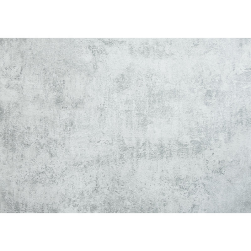 Table d'appoint avec stratifié en ciment texturé gris et métal