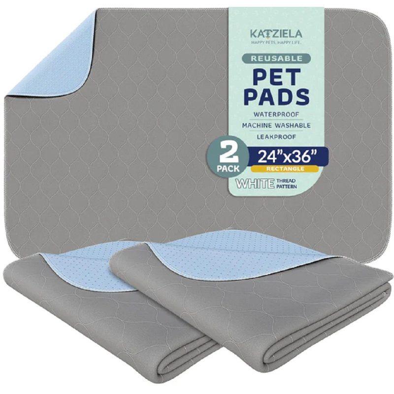 Surmatelas réutilisable Elenie Katziela, L 31 po x P 36 po x H 1 po, Blanc