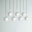 Luminaire suspendu en forme de globe à 7 lumières pour îlot de cuisine Yearby-388720221-388720195