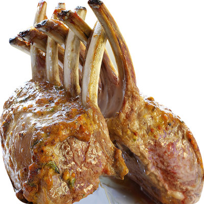 SP13293 Rack of Lamb Mustard Garlic Sauce Cardboard Cutout Standee Standup