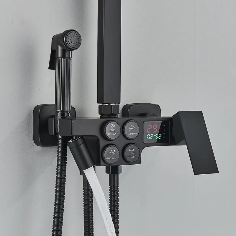 Porte-affiche thermostatique en forme de A avec valve brute