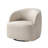 Croix 30.75"W Modern Leather Swivel Barrel Chair with Fully Assembled-1939257674