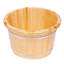 Seau de bain en bois