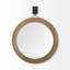 Avram Round Solid Wood Mirror