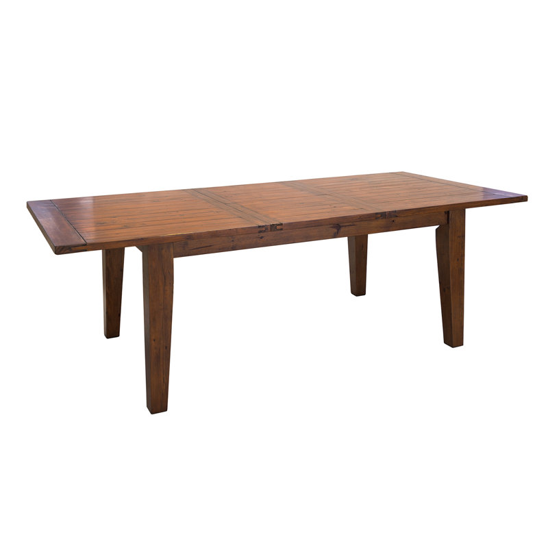 Table de salle à manger extensible en bois de pin massif Centerville, Crépuscule africain, H 30,5 po x l 55 po x P 35 po
