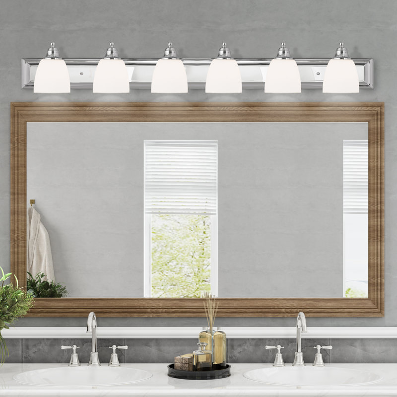 Macquarie 6 - Light Dimmable Vanity Light, Polished Chrome