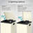 2 x 8 Gallon Stainless Steel Dual Compartment Trash Can Set With Inner Buckets And Trash Bag-129397907