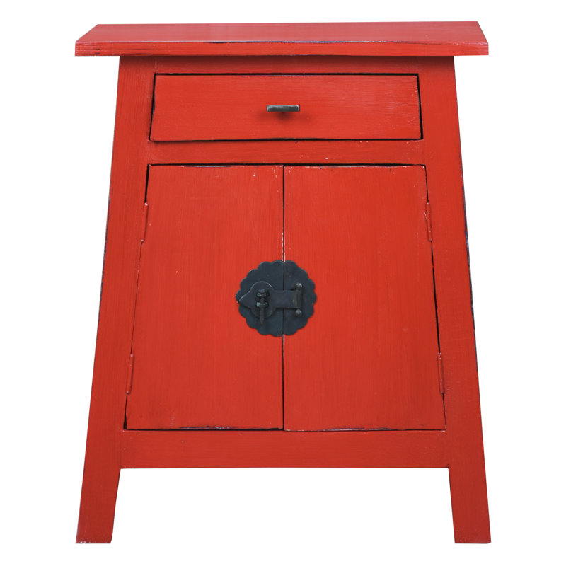Table de bout en bois massif de 26 po Toyomi