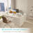Computer Desk With Drawers Rectangular Desk-1049439589-1048159320