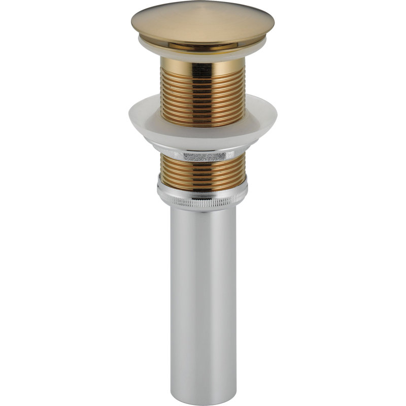 Drain escamotable pour lavabo de salle de bain Zura, Bronze-Champagne lustré