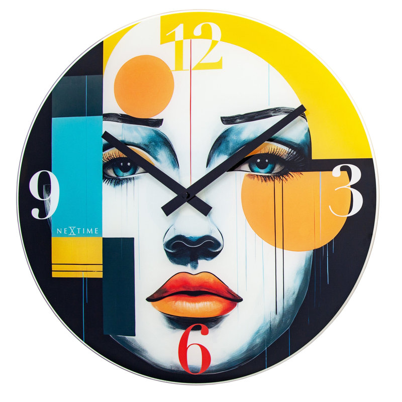 Glass Wall Clock