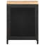 Armoire de chevet en bois de manguier brut 15,7 po x 11,8 po x 20,9 po