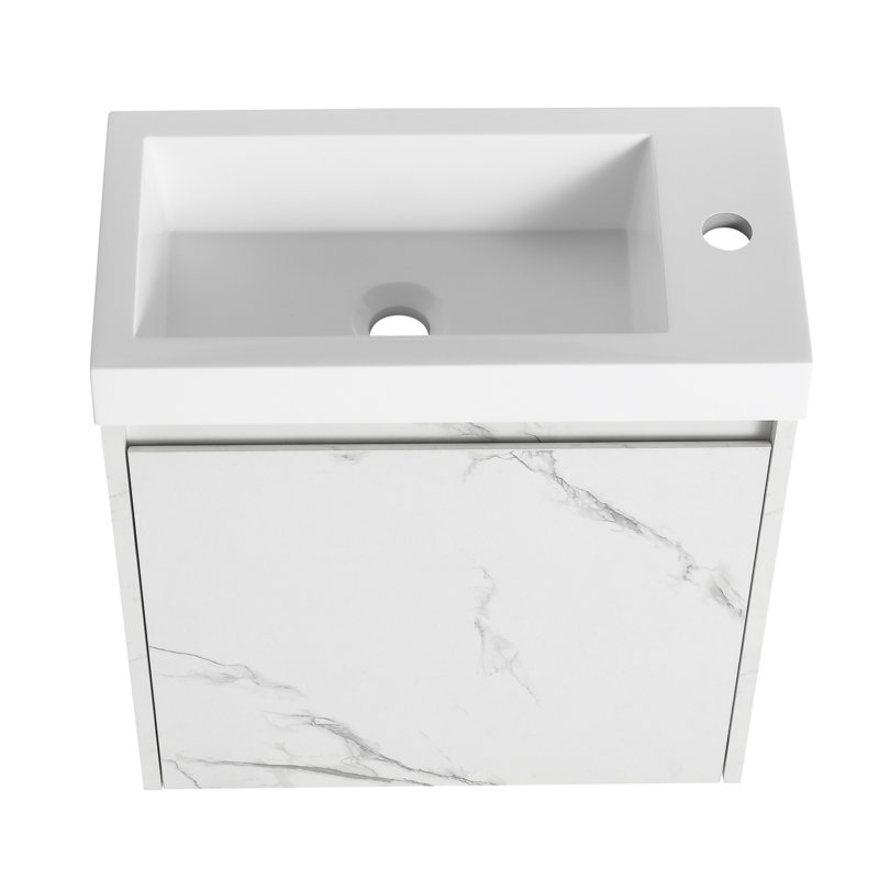 Wall Mounted Bathroom Vanity With Sink