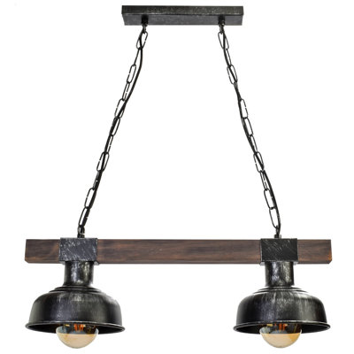 Faro 2 - Light Black Kitchen Island Pendant