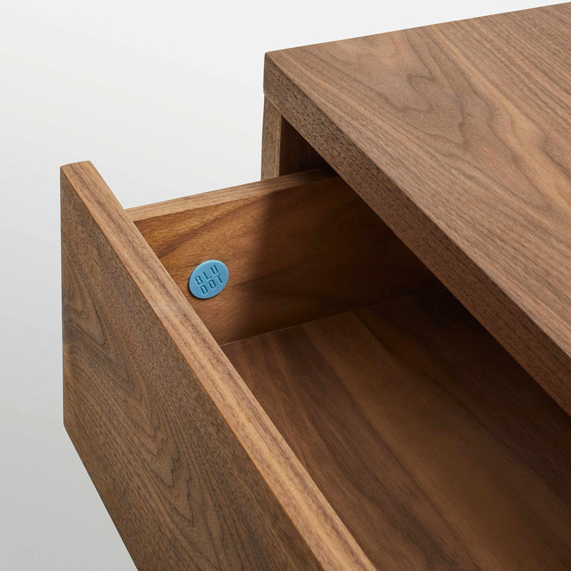 Go Forth Solid Wood Storage Bench, Walnut