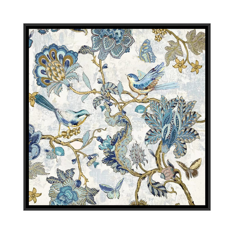 « passing through i », reproduction d’art sur toile, H 18 po x l 18 po x P 1,5 po, Toile avec cadre noir, Pas de tapis