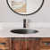 DeerValley Symmetry 18" X 15" Oval Vitreous China Undermount Bathroom Sink with Overflow