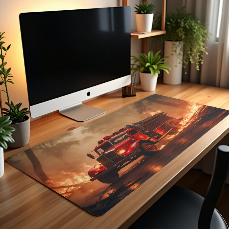 Polyester Desk Pad, 14.4x12.1