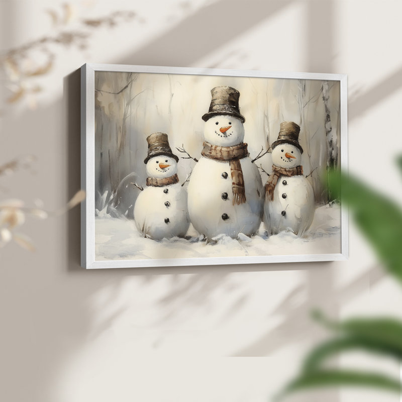Art de Noël - CMLIX - Reproduction encadrée - Restickable