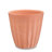 Crescent Garden Pleat Modern Round Pot Planter-606018348-606018355