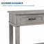 Table de vestibule, console avec 3 tiroirs, tables de couloir en bois de ferme pour le vestibule, salon-1578396114